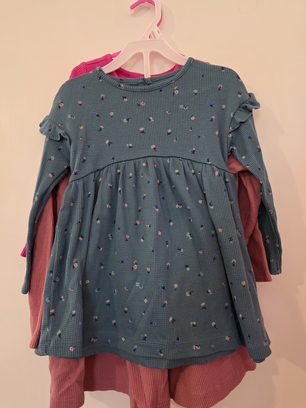2pk  Waffle Knit Dresses